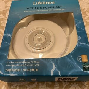 White Bath Diffuser Set